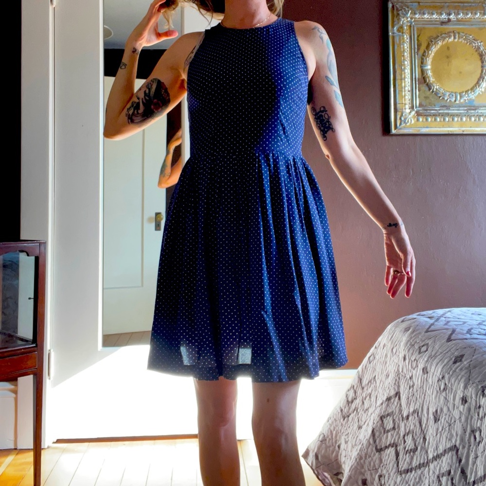 Soft Joie Silk Dark Navy Dress